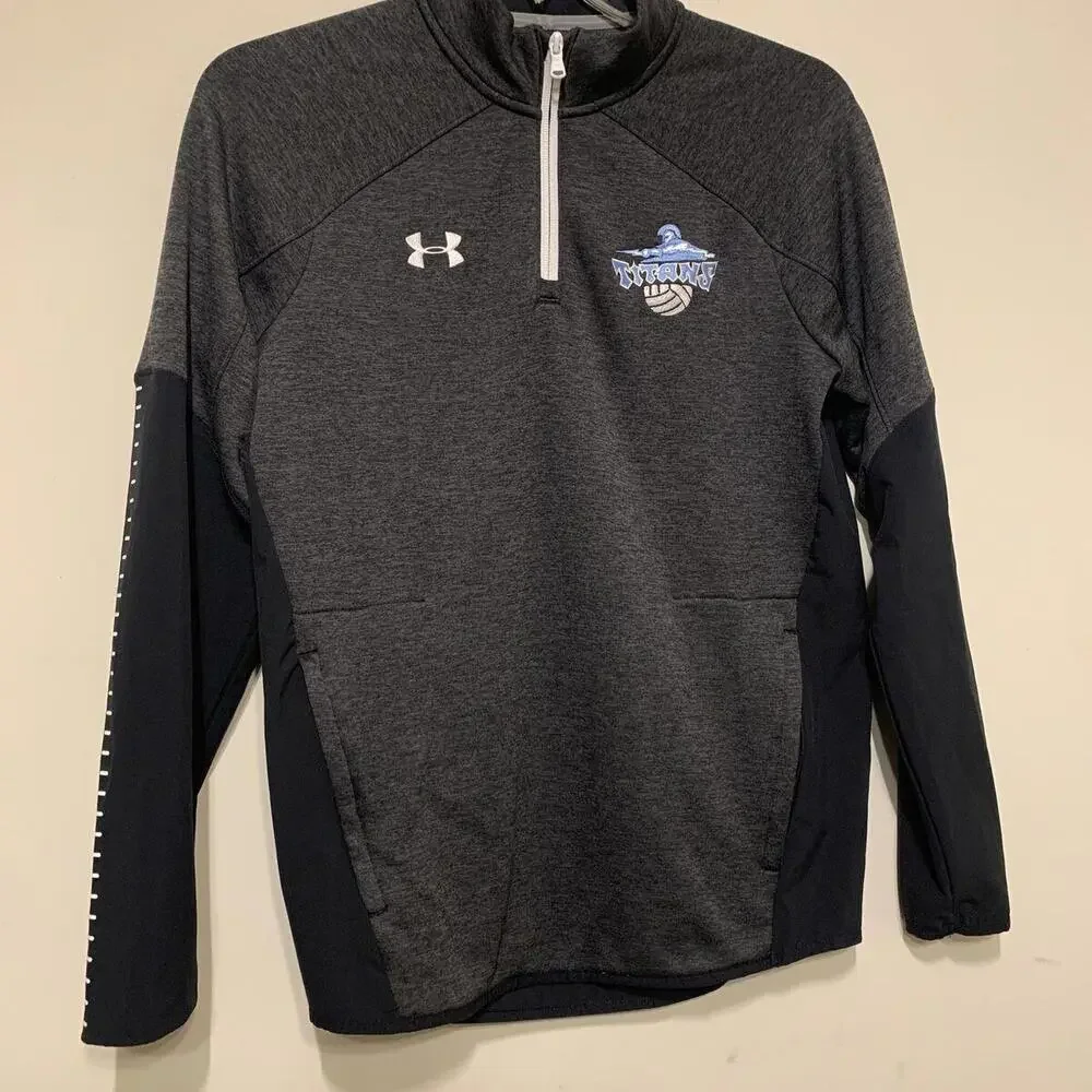 Under Armour Titans Shirt Size SM Cool Gear Gray long Sleeve-8 - Picture 1 of 8